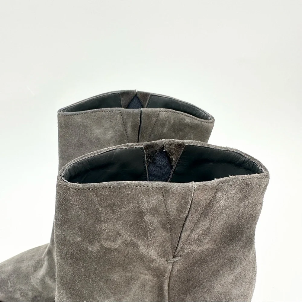 Vince Erving Ankle Boots in Grey Suede